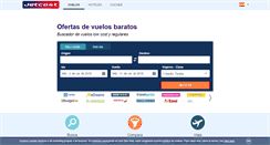 Desktop Screenshot of jetcost.es